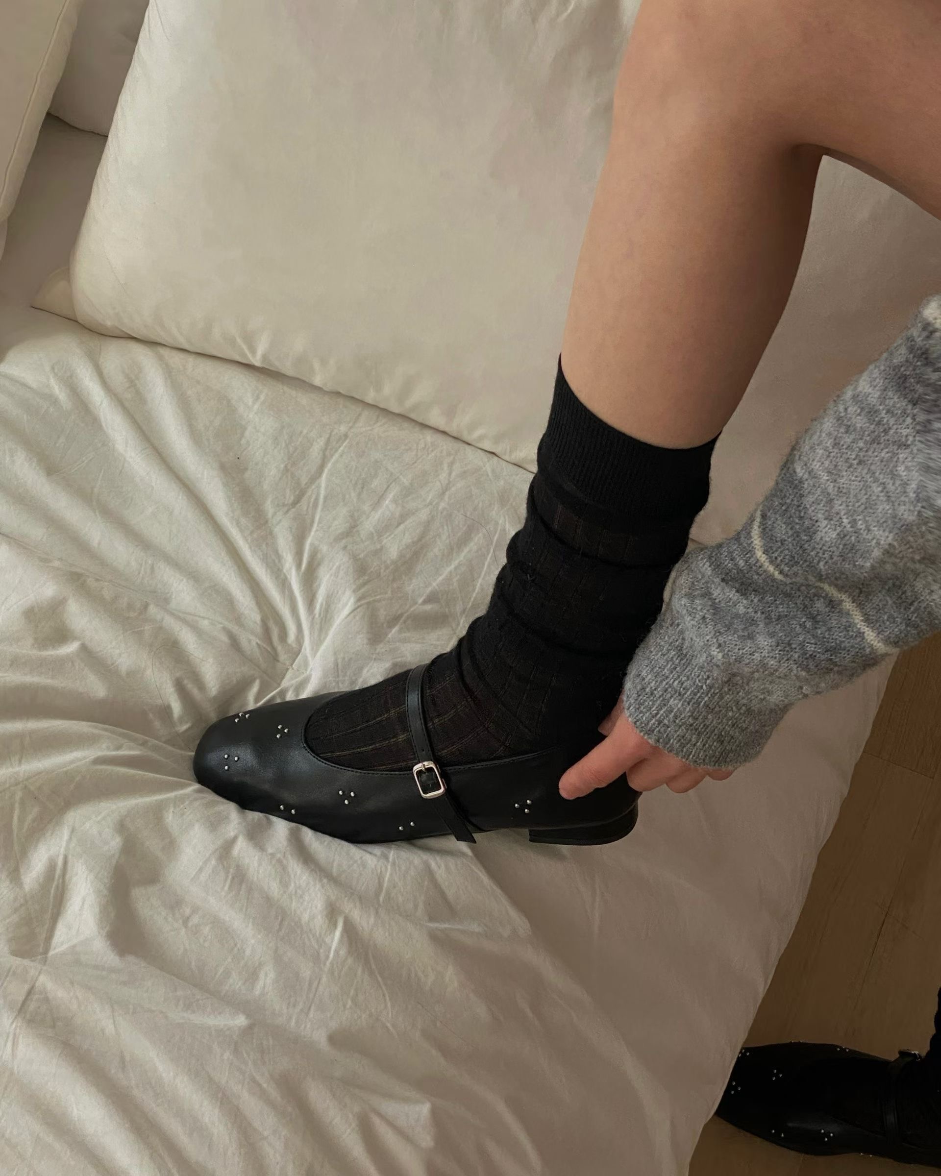 小卯釘瑪莉珍皮鞋：圖片 2