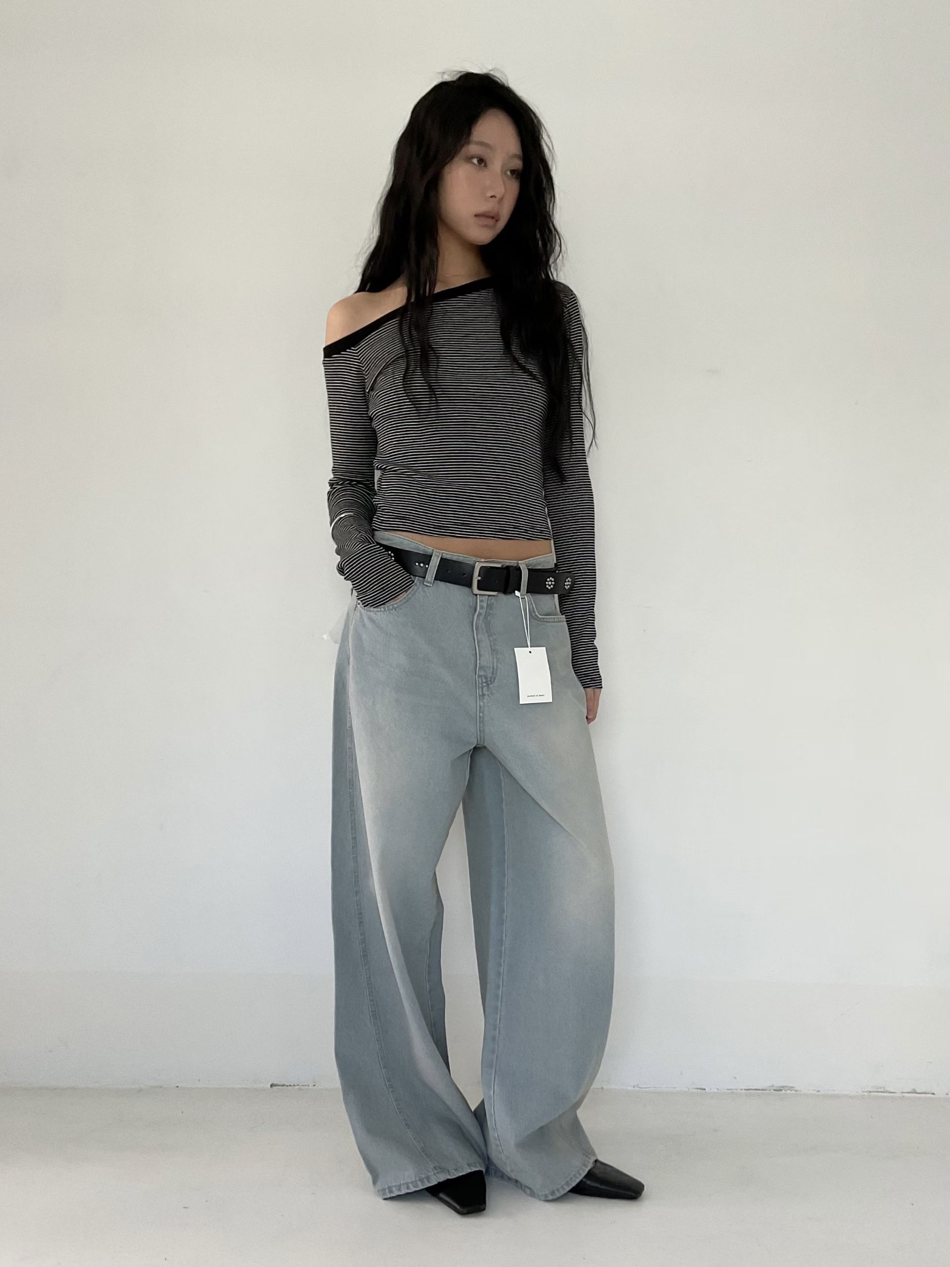 春夏直筒牛仔褲：圖片 3
