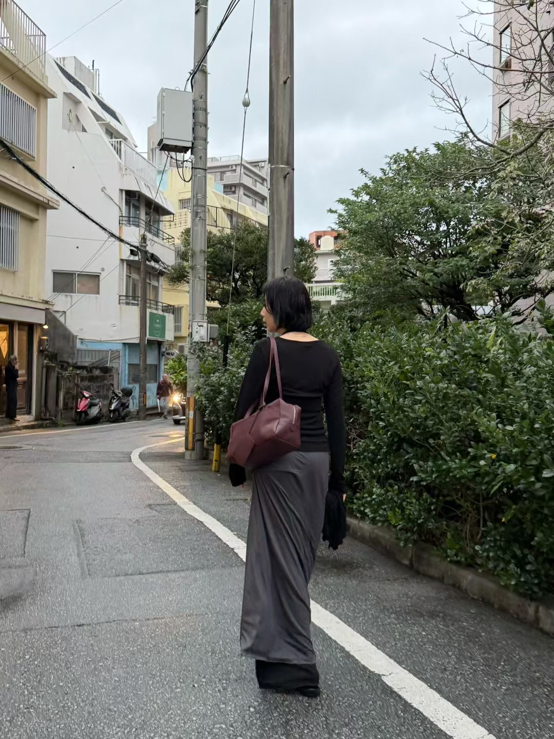側抓皺莫代爾棉裙：圖片 2